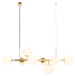 domiluce Lampy Wiszące^Lampa wisząca kule złota MEFISTO 8