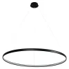 Discount Zumaline Lampa wisząca LED czarna CARLO 120 cm
