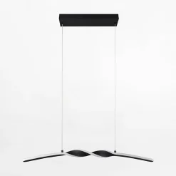 inny Lampy Wiszące^Lampa wisząca LED czarna GINKO