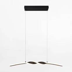 inny Lampy Wiszące^Lampa wisząca LED czarna GINKO