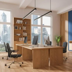 TK Tomasz Krywult Lampy Wiszące^Lampa wisząca LED czarna LUXE