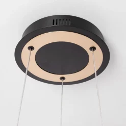 Online Zumaline Lampa wisząca LED INDIGO czarno-złota