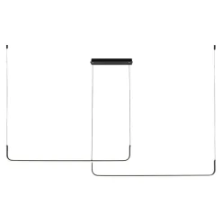 Best Zumaline Lampa wisząca LED RIKE czarna