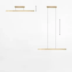 Discount Paul Neuhaus Lampa wisząca LED rozsuwana szczotkowana stal PURE MOTO RISE