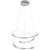 Lampy Wiszące^Lampa wisząca LED srebrna BOLOGNA