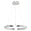 Discount Zumaline Lampa wisząca LED srebrna CARLO 40 cm