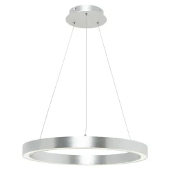 Discount Zumaline Lampa wisząca LED srebrna CARLO 40 cm
