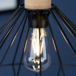 New Spot - Light Lampa wisząca loftowa czarna OGLIO I 30 cm