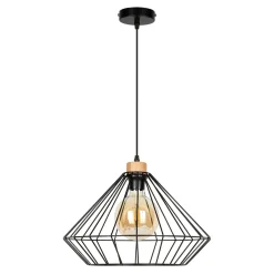 Spot - Light Lampy Wiszące^Lampa wisząca loftowa czarna OGLIO I 40 cm