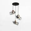 inny Lampy Wiszące^Lampa wisząca loftowa czarna ANTOIN 3