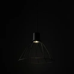 Best TK Tomasz Krywult Lampa wisząca loftowa MODESTO BLACK I fi 29,5 cm