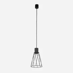 TK Tomasz Krywult Lampa wisząca loftowa MODESTO BLACK I fi 16 cm