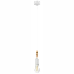 inny Lampy Wiszące^Lampa wisząca modern biała SIMON