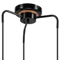 inny Lampy Wiszące^Lampa wisząca modern czarna ANGELINA 3