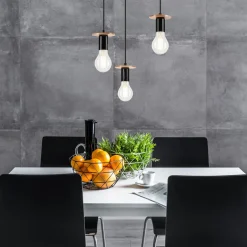 inny Lampy Wiszące^Lampa wisząca modern czarna ANGELINA 3