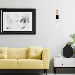 inny Lampy Wiszące^Lampa wisząca modern czarna SIMON