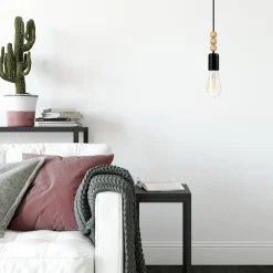 inny Lampy Wiszące^Lampa wisząca modern czarna SIMON