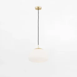 inny Lampy Wiszące^Lampa wisząca mosiądz TRINI fi 30 cm