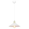 Lampy Wiszące^Lampa wisząca pojedyncza biała MAYA