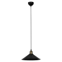 Best inny Lampa wisząca pojedyncza czarna MAYA