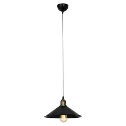Best inny Lampa wisząca pojedyncza czarna MAYA