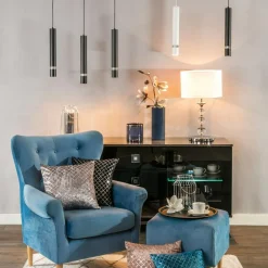 Outlet Luminex Lampa wisząca RENO czarna