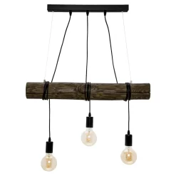 Discount Spot - Light Lampa wisząca rustykalna orzech TRABO 3