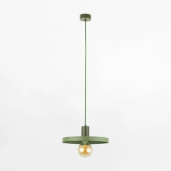 New TK Tomasz Krywult Lampa wisząca SILA GREEN PEAPOD fi 30 cm