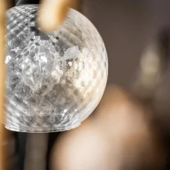 TK Tomasz Krywult Lampa wisząca tranparentny klosz MIX fi 18 cm