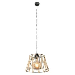 Lampy Wiszące^Lampa wisząca z jutowym abażurem EVREN 30 cm