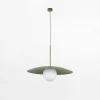 Clearance TK Tomasz Krywult Lampa wisząca zielona SLATE PEAPOD GLASS