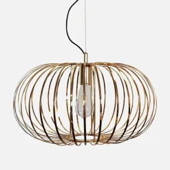 domiluce Lampa wisząca złota GLOBE