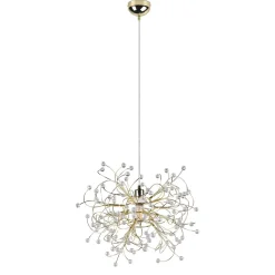 Lampy Wiszące^Lampa wisząca złota GLORIA