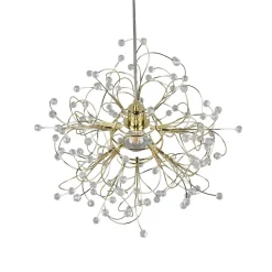 Lampy Wiszące^Lampa wisząca złota GLORIA