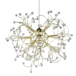 Lampy Wiszące^Lampa wisząca złota GLORIA
