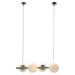 domiluce Lampy Wiszące^Lampa wisząca złota LINEA IV