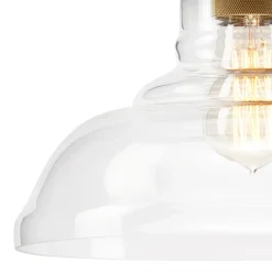 Lampy Wiszące^Lampa wisząca złota patyna MATTEO