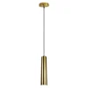 Lampy Wiszące^Lampa wisząca złota tuba NAPOLI 1 GOLD