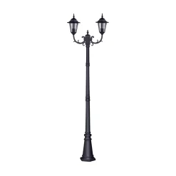 Discount inny Lampa zewnętrzna outdoor 2-ramienna czarna STANDARD