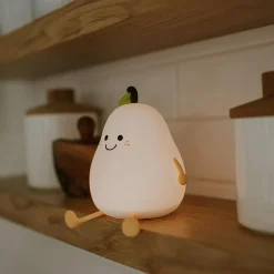 Dzieci inny Lampki Nocne|Lampy Do Pokoju Dziecięcego^Lampka nocna LED RGB MARY'S biała GRUSZKA