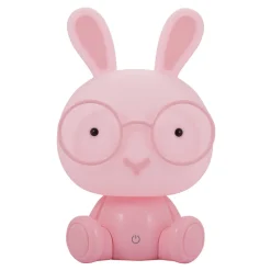 Clearance Lampka nocna różowa LED KRÓLIK