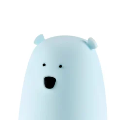 Best Lampka nocna silikonowa niebieska LED RGB MIŚ