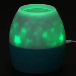 Dzieci PLATINET S.A. Lampki Nocne|Lampy Do Pokoju Dziecięcego^Lampka nocna z projektorem biało-niebieska