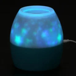 Dzieci PLATINET S.A. Lampki Nocne|Lampy Do Pokoju Dziecięcego^Lampka nocna z projektorem biało-niebieska