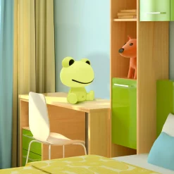 Outlet Lampka nocna zielona LED ŻABKA