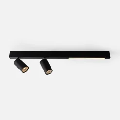 Discount Zumaline Listwa LED 3-punktowa czarna MANNARI
