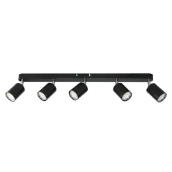 Outlet LED-POL Listwa 5-punktowa czarna ORO GAVIA