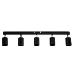 Outlet LED-POL Listwa 5-punktowa czarna ORO GAVIA