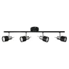 Discount LED-POL Listwa 4-punktowa czarna ORO STERNA