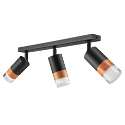 Best Listwa z 3 reflektorkami regulowana czarna AURORA